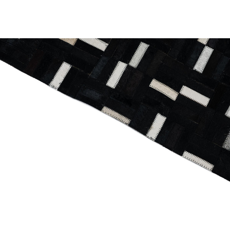 Tapis noir Juliana