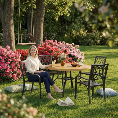 5-Piece Outdoor Patio Dining Set