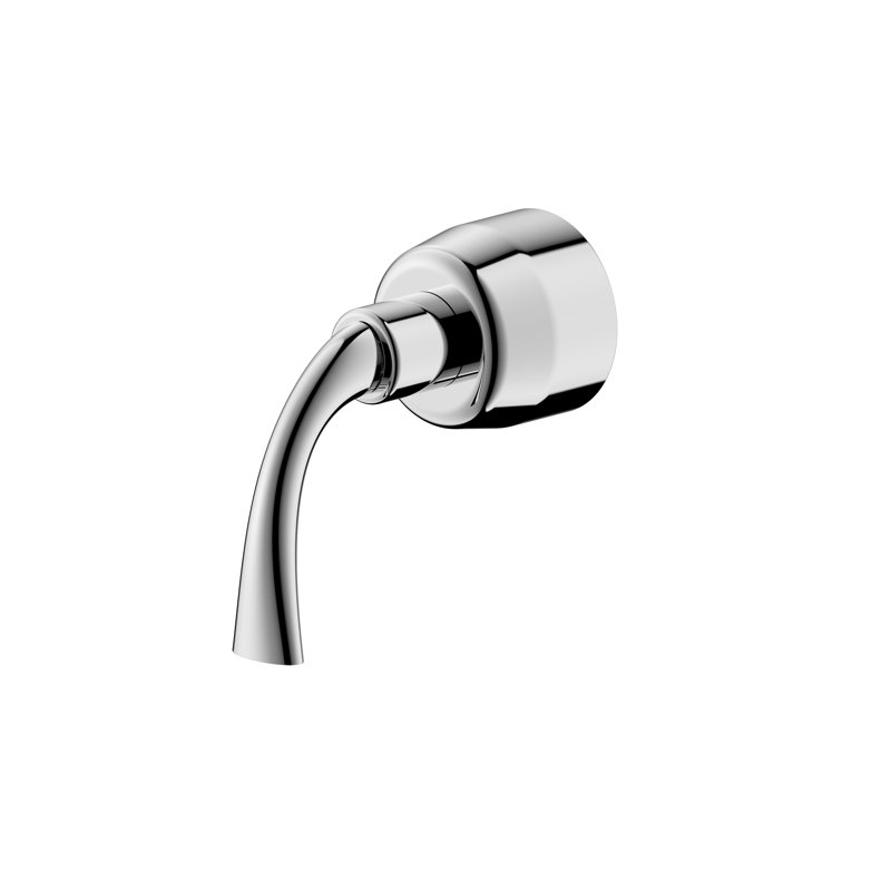 Inverseur de douche de la collection Twist: commande de colonne à 2 poignées avec valve de dérivation incluse - chrome poli