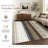 Wymond  Machine Washable Moroccan Area Rug Aztec Geometric Carpet With Non-Slip Backing-111865729