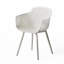 Chaise en polypropylène blanc Lotus