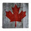 Drapeau canadien feuille d'érable rouge - reproduction sur toile tendue sur châssis-1447332348-1447332345-1384584488