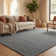 Almus Handmade Tufted Wool Dark Gray Area Rug