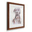 Sitting Dog I - ensemble de 4 reproductions de cadres photo-577418279-577418285