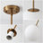Jawaski 1 - Light 7.87“ Single Globe Schoolhouse Pendant Kitchen Island Pendant-1499215089