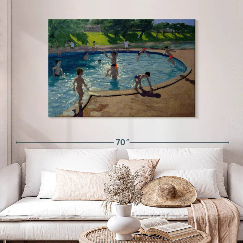 Sireci Swimming Pool 1999, 32" H x 48" W