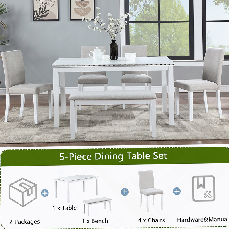 6 Pieces Dining Table Sets