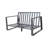 Double Sofa + Rectangular Coffee Table, Cushions-1831968021-1831968019