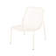 Chaises empilables en fer blanc mat - été agréable, 26 po X P 22,04 po, fer de cour de 7,69 lb