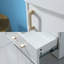 Ensemble de meuble-lavabo simple blanc 18 po
