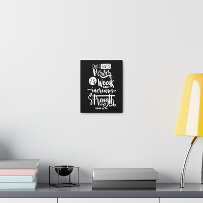 No Frame Print on Canvas