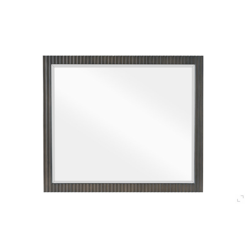 Minimalist Espresso Finish Mirror