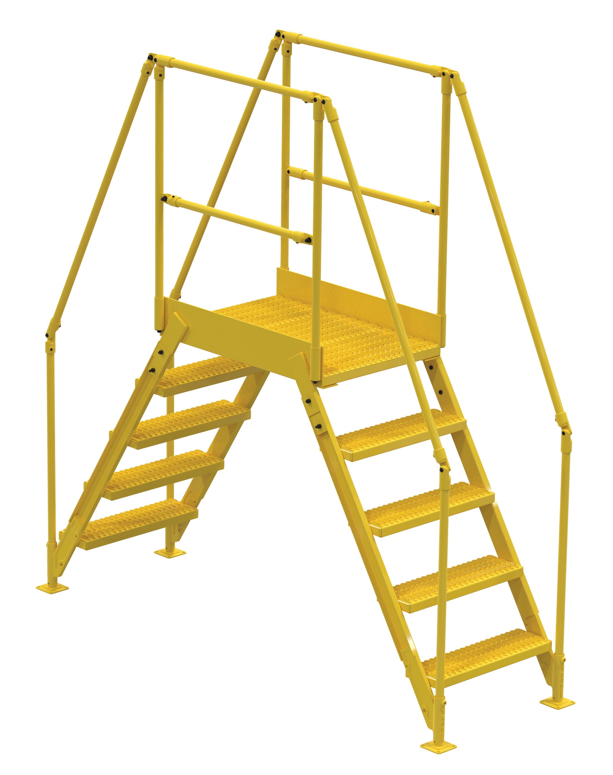 Vestil 7.73' Steel Cross Over Ladder - Wayfair Canada