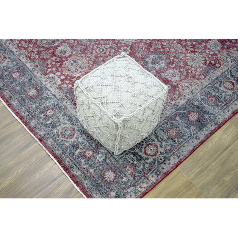 Zinnia Upholstered Pouf