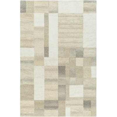 Castielle Hand-Tufted Abstract Rug