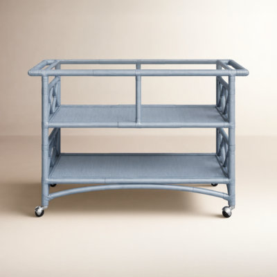 Abbott Wicker / Rattan Bar Cart