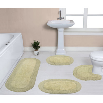 Tapis de bain 100% coton Traci (ensemble de 4)