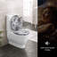 Toilet Seat With Soft-Close Mechanism, Quick Release Function, O-Shaped Toilet Seat With Mounting Fittings, 175Kg Load Capacity-2087890321
