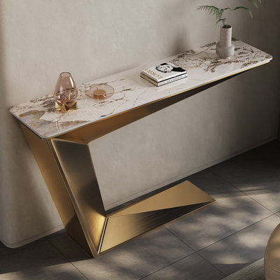 Console en métal de style italien.