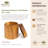 Wood Canister - Set of 2-71082302
