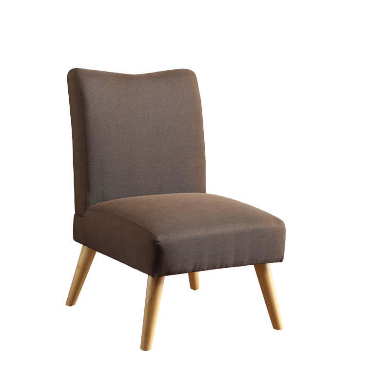 Britzel Upholstered Accent Chair, Brown Polyester
