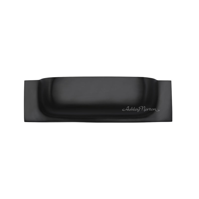 Cabinet 3" Center to Center Cup/Bin Pull, 6", Flat Black