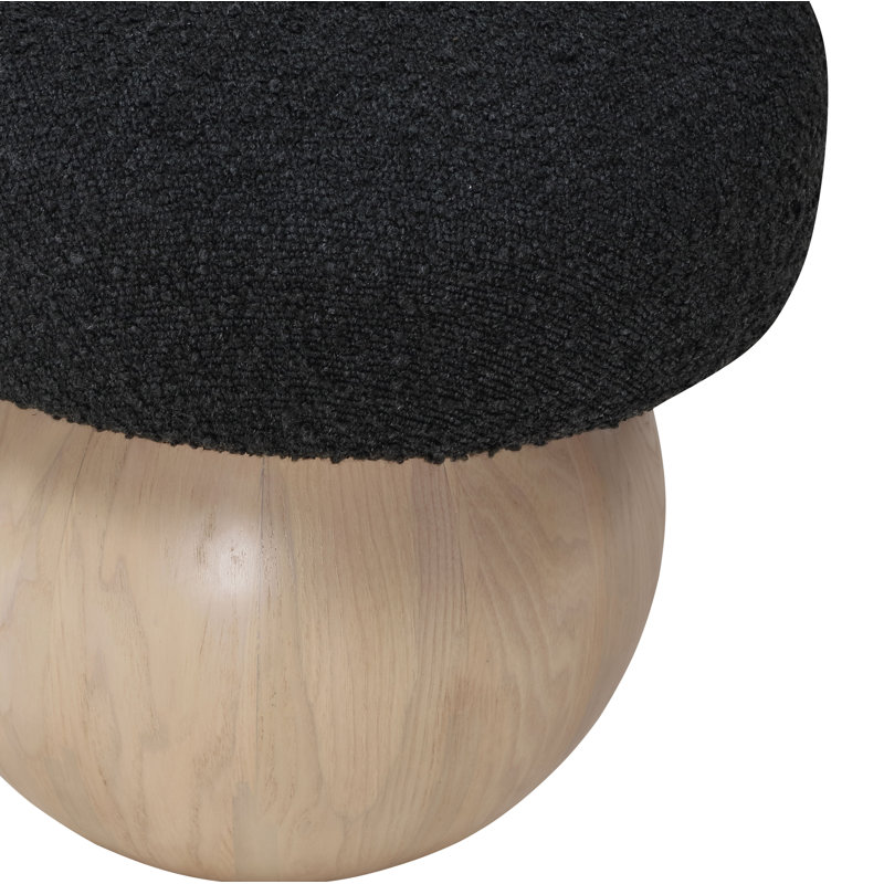 Bowie Storage Bench, Natural, Black