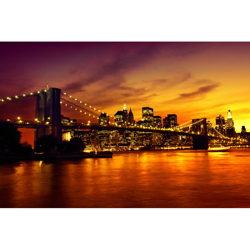" Brooklyn Bridge " by Evgeny_D, 32" H x 48" W  