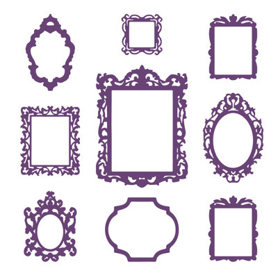 Abstract Non-Wall Damaging Wall Decal