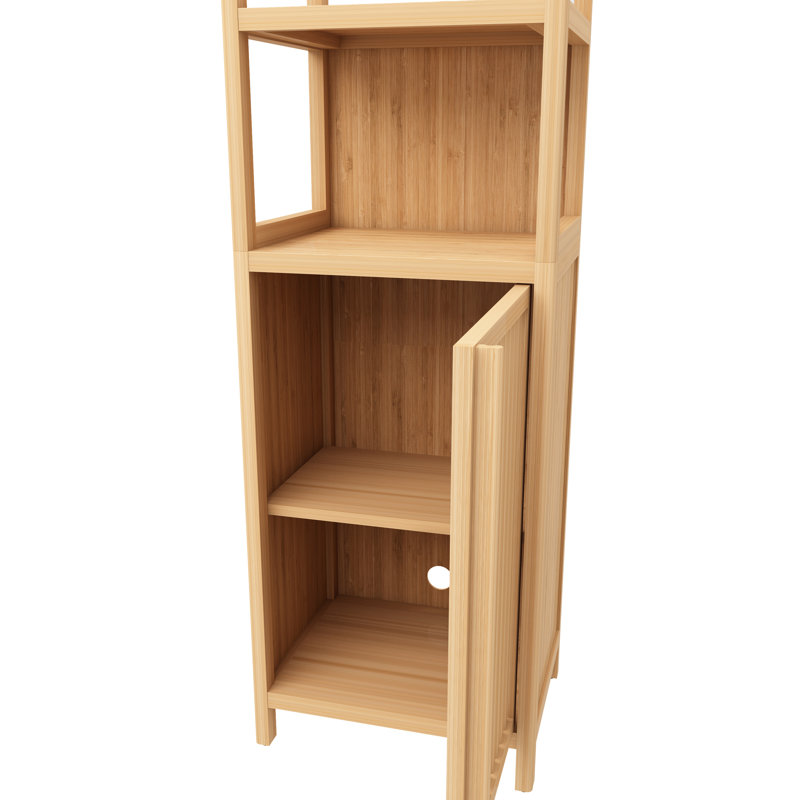 Freestanding Shelf - 3 Tier Slim For Bathroom, Kitchen, Living Room Organization Storage Unit Shelves