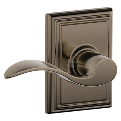 Poignée de porte de passage avec rosette Addison de Schlage