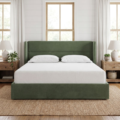Gaillarde Hydraulic Lift Up Storage Upholstered Platform Bed