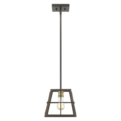 Luminaire suspendu géométrique 1 lumières simple Thorson