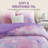 Modern Bedding Sets, 4 Piece King Cal King Microfiber Tie Dye for Home