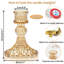 Chandelle de foyer en verre 4,1 po H-509573421