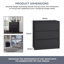 Traynor 70cm W 3 - Drawer Chest of Drawers-36019800