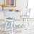 Swivel Solid Wood Counter Stool-1692371313