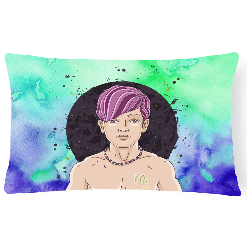 Coussin lombaire à enseignes virgo zodiac
