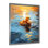 «Yellow Duck Morning Quack Lake» - art mural animal canard