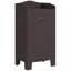 Panier à linge inclinable 31 po, armoire de rangement autoportante pour la maison, armoire de rangement de salle de bain, café HOMcom