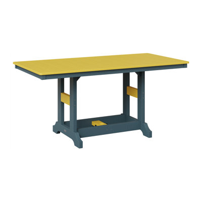 Table de salle à manger à hauteur de comptoir rectangulaire de 66 po Berlin Gardens Garden Classic