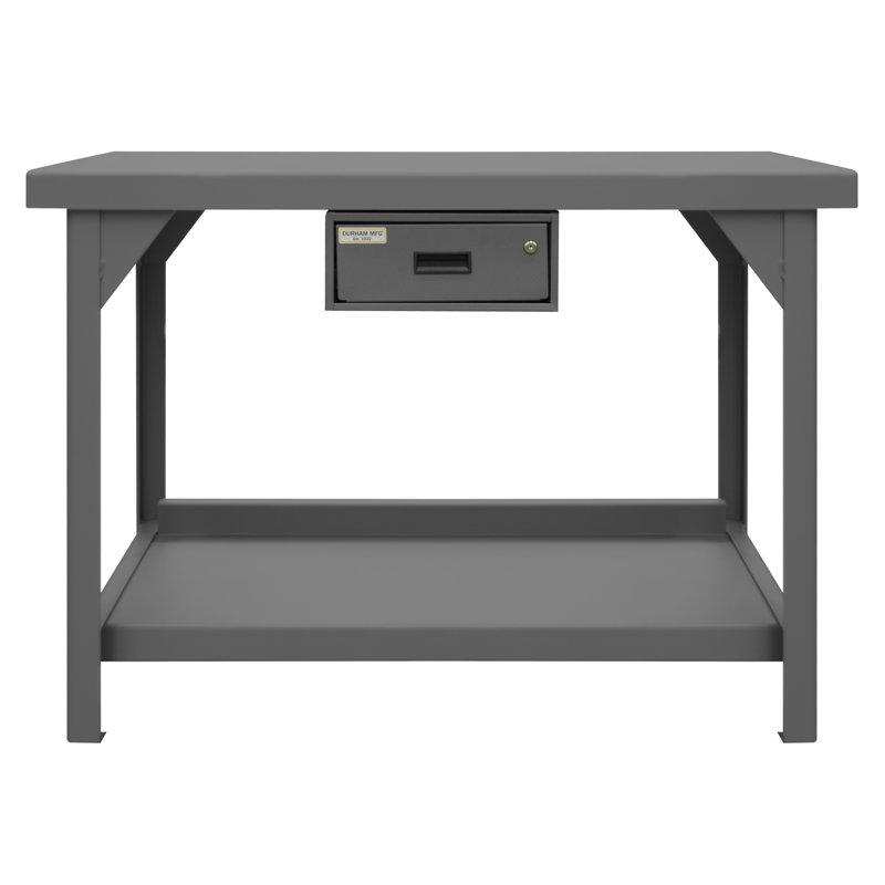Metal Top Workbench, 34" H x 48" W x 30" D