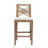 Charin Upholstered Counter Stool with Solid Wood Frame