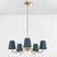 Wrought Iron 5-Light Chandelier-2134210159-2144607140