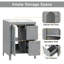 Meuble-lavabo 24 po avec lavabo en céramique, deux tiroirs, porte et tablette réglable-1187576100