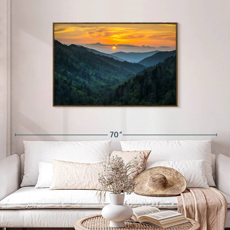 Parc national des Smoky Mountains, Cadre flottant noyer, 43 po x 29 po