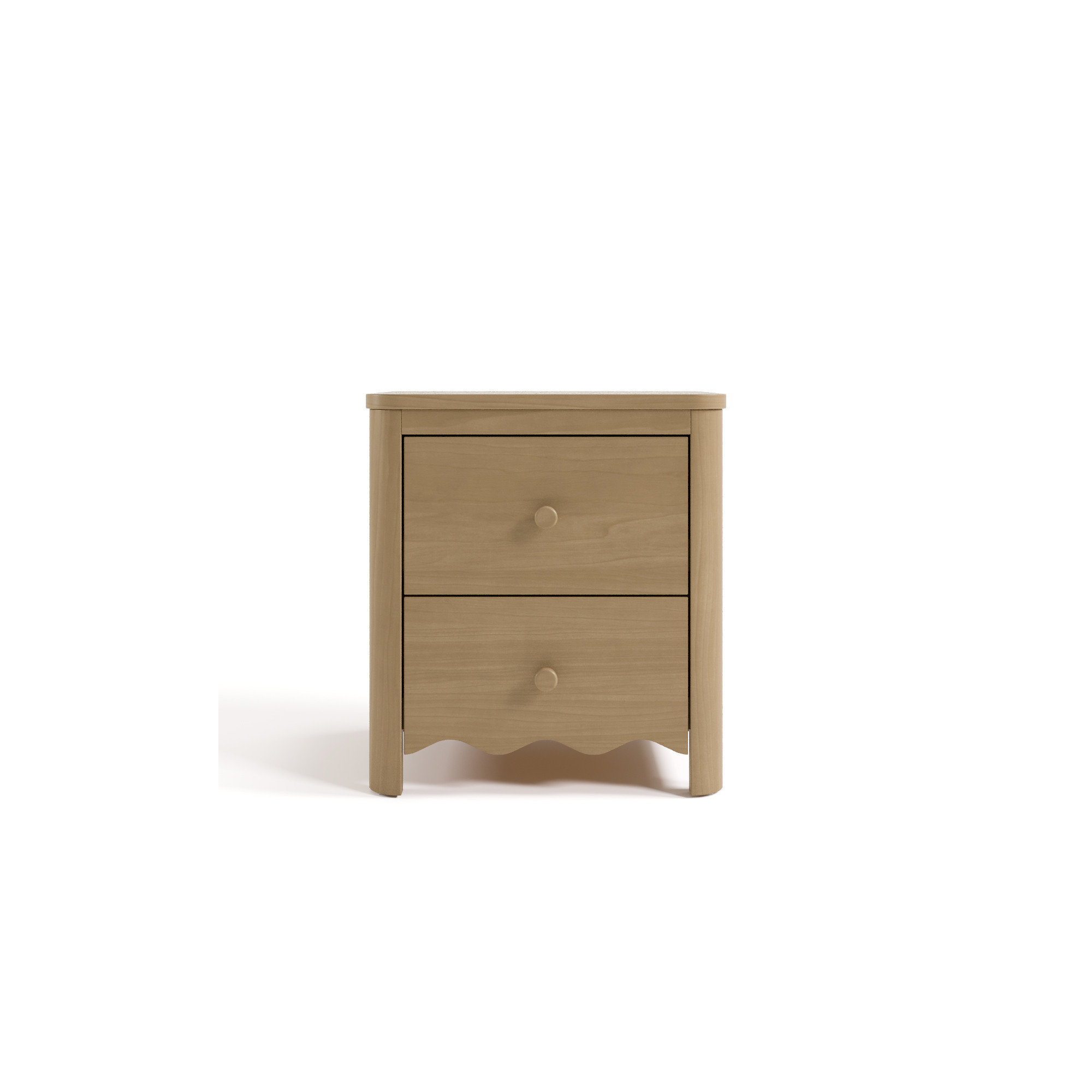 Casablanca 2 Drawer Nightstand, Driftwood