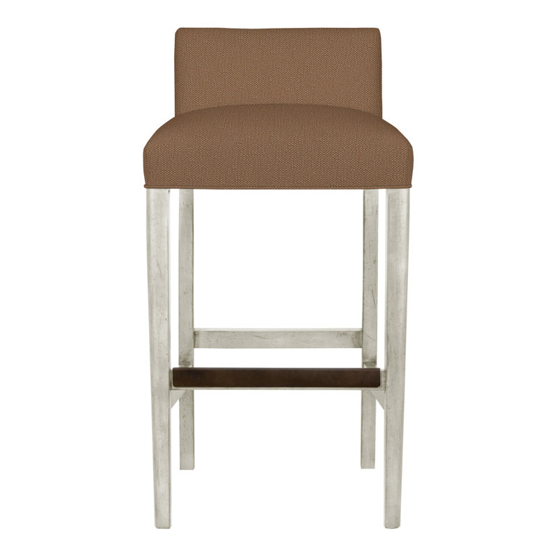 Gin Fizz Upholstered Stool with Solid Wood Frame, No, Perigold Page Amber, Wrenn
