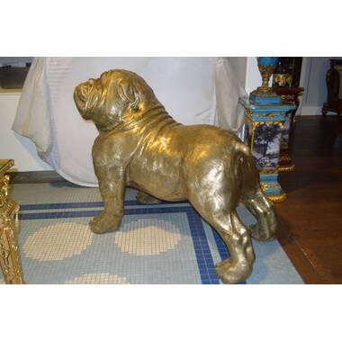 NIFAO Dog Animals Copper Garden Statue