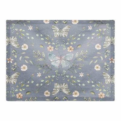 Napperon d'extérieur à motif papillon